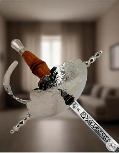 Fior di Colonia decorativo, nichelato