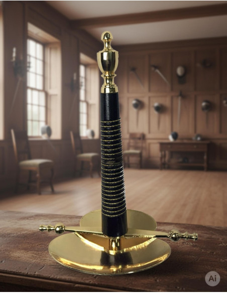 Fioretto decorativo in conchiglia dorato