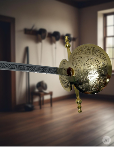 Fioretto decorativo in conchiglia dorato