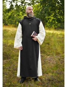 Costume da monaco Anselmo colore nero-naturale 2