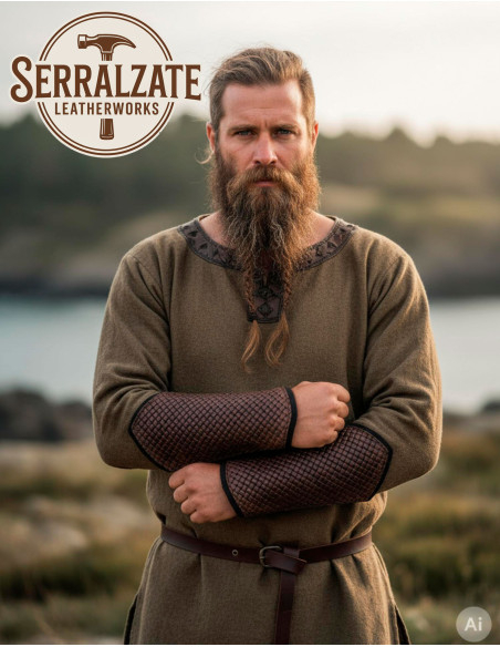 Bracciale Vichingo Re Haakon in marrone