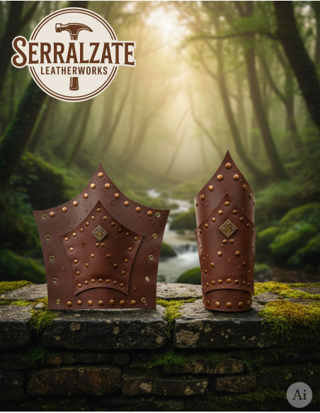 Bracciali soldato Hernán in pelle...