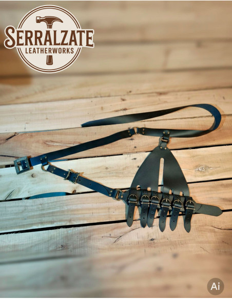 Tahalí Rinascimentale 6 fibbie...