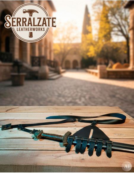 Tahalí Rinascimentale 6 fibbie...