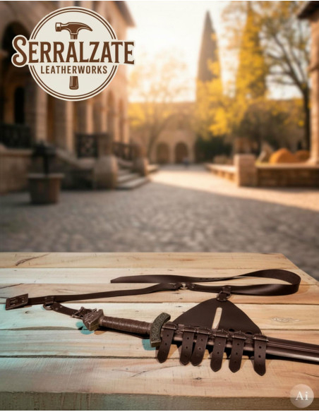 Tahalí Rinascimentale 6 fibbie...