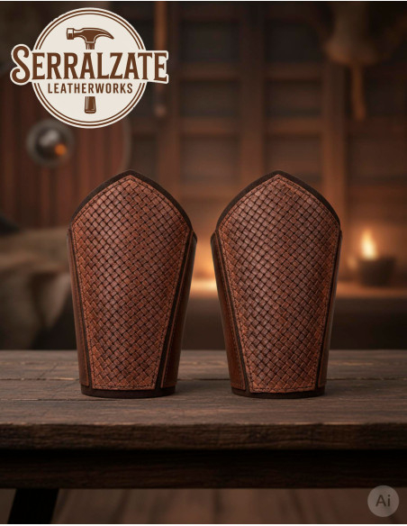 Gambali vichinghi con scaglie in...