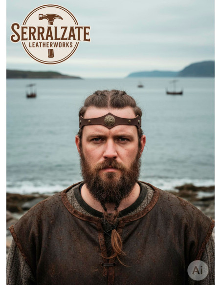 Diadema vichinga con nodi celtici...