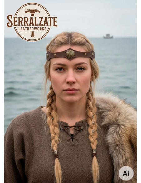 Diadema vichinga con nodi celtici...