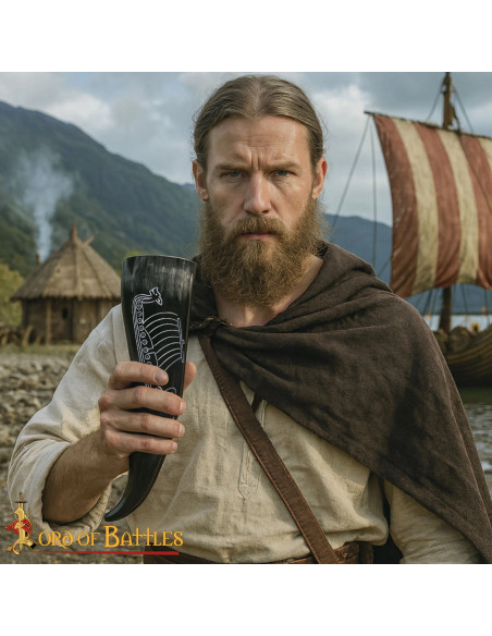 Corno di nave vichinga per bere...