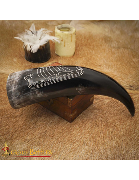 Corno di nave vichinga per bere...