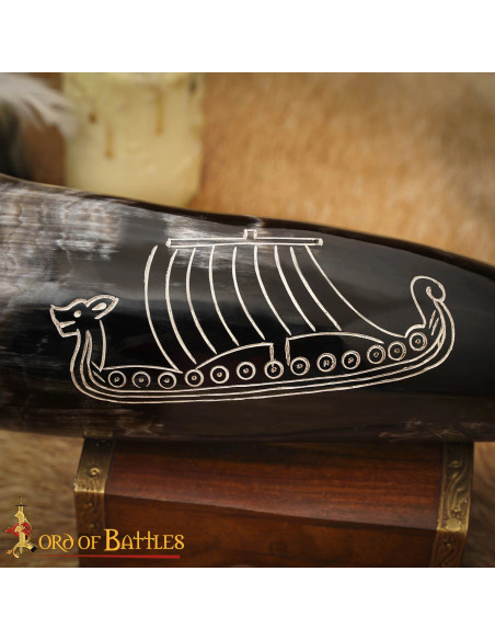 Corno di nave vichinga per bere...