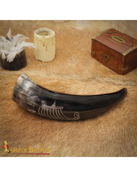 Corno di nave vichinga per bere...