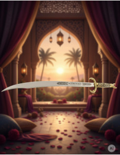 Scimitarra per matrimoni (senza testo personalizzato inciso) 2