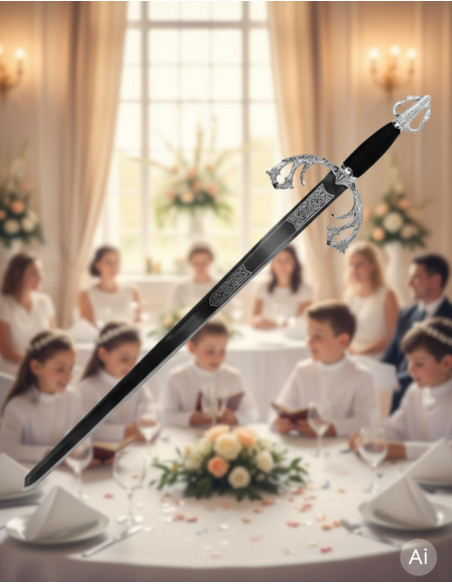 Spada nichelata Tizona per comunioni...