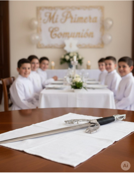 Spada nichelata Tizona per comunioni...