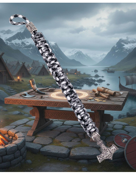 Bracciale in paracord con martello di...