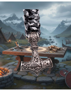 Bracciale in paracord con martello di Thor 2