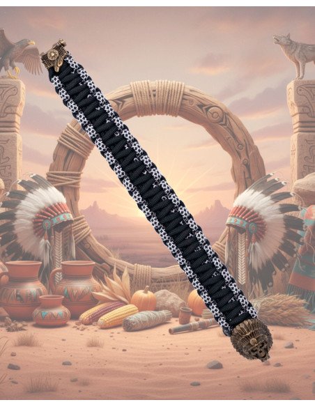 Bracciale in paracord con chiusura...