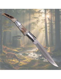 Navaja a manovella Third della serie Cervo (24 cm.) 2