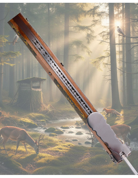 Coltello a molla decorato Third della...