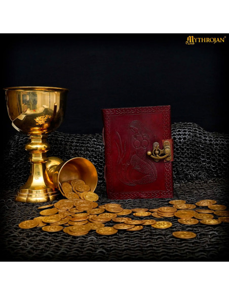 Diario medieval copertina in pelle...