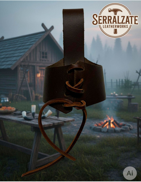 Tahali vichingo per portare il corno,...