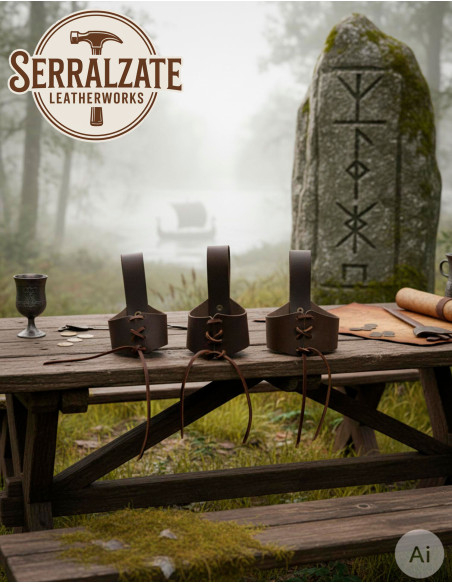 Tahali vichingo per portare il corno,...