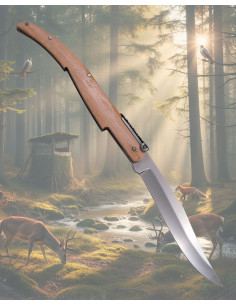 Navaja a manovella Third della serie Legno Acero (28,5 cm.)