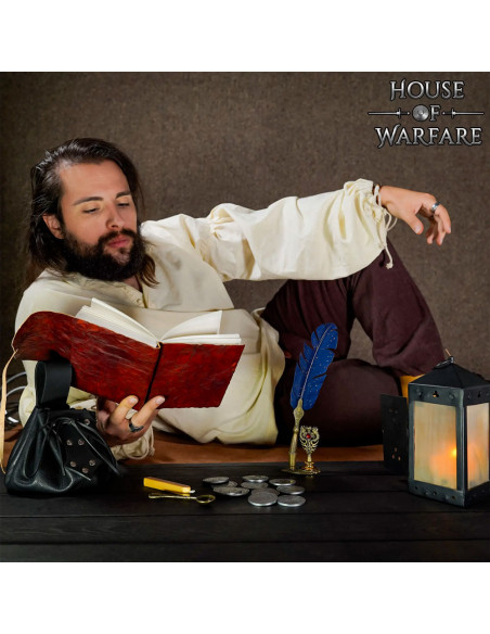 Diario medieval rustico con copertina...