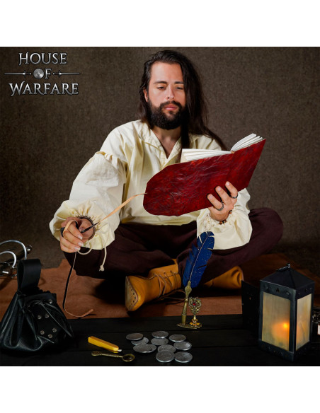 Diario medieval rustico con copertina...