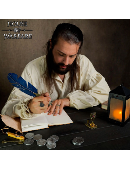 Diario medieval rustico con copertina...