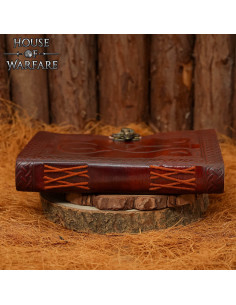 Diario medieval con copertina in pelle lavorata a mano,... 2