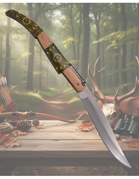 Navaja carrucola Third mango decorato...