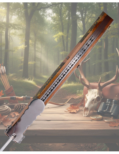 Navaja carrucola Third mango decorato...