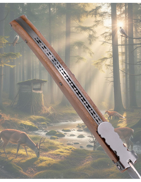 Coltello a molla Third serie Legno di...