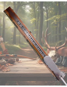 Coltello a molla Third impugnatura imitazione damasquino... 2