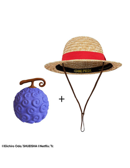 Pacchetto One Piece-Luffy: Cappello e...