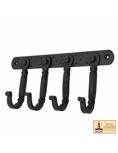 Appendiabiti rustico con 4 ganci...