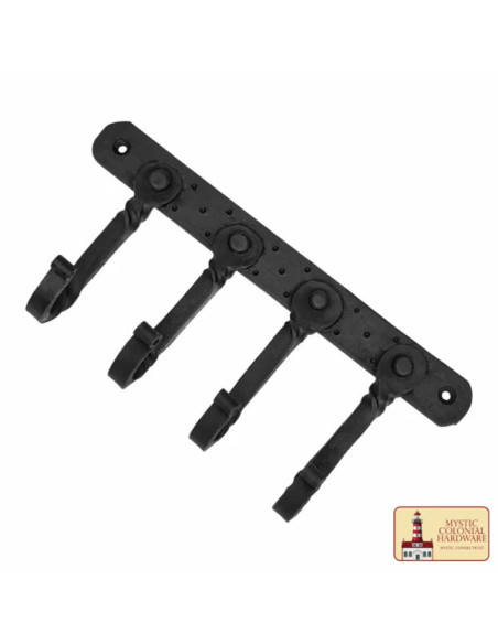 Appendiabiti rustico con 4 ganci...