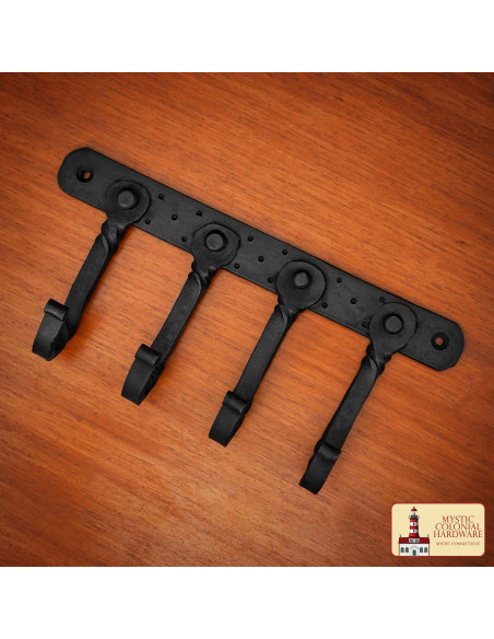 Appendiabiti rustico con 4 ganci...