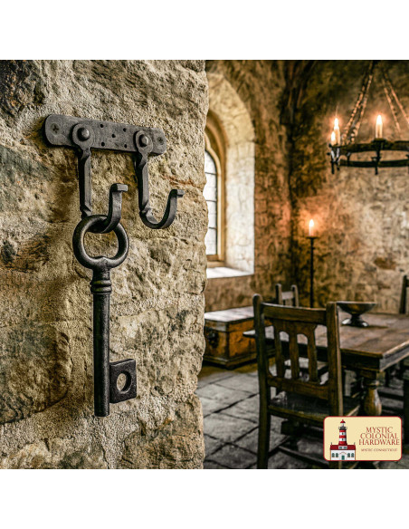 Appendiabiti rustico con dopphaco per...