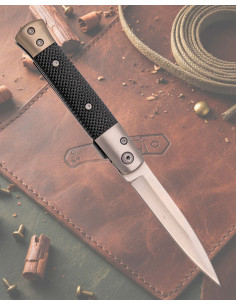 Coltello a scalpello marca Third, lama di 7,5 cm. 2