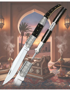 Navaja araba decorata numero tre di Albainox, imitazione...