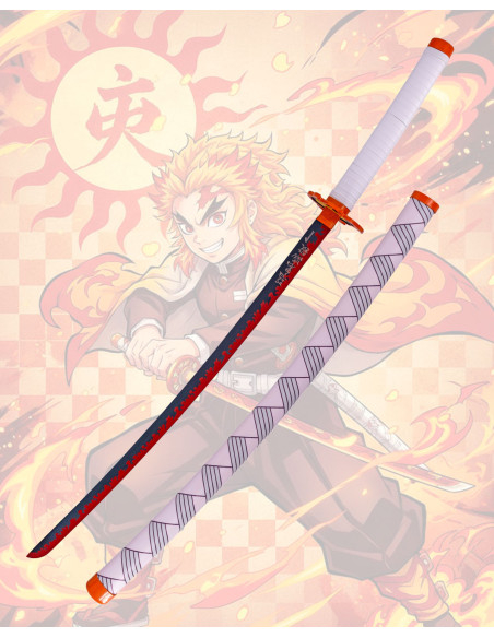 Katana decorativa Rengoku Kyojuro di...