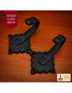 Supporto doppio rustico da parete (13,9 x 5 cm.) 2