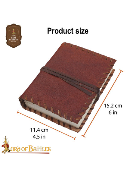 Diario medieval copertina in pelle...