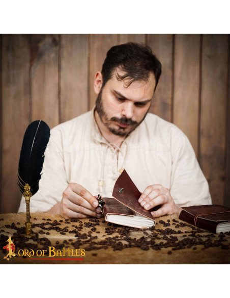 Diario medieval copertina in pelle...