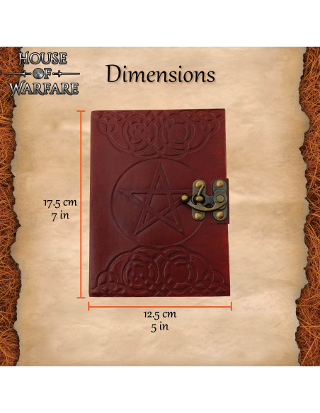 Diario medieval copertina in pelle...