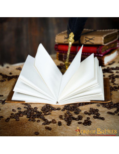 Diario medieval con copertina in pelle, design nodo celtico 2