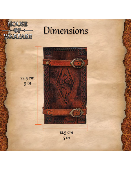 Diario medieval copertina in pelle...